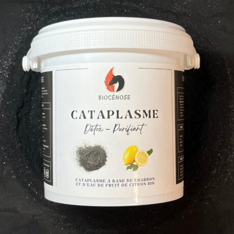 CATAPLASME CHARBON ET EAU DE FRUIT DE CITRON BIO (1 Kg)