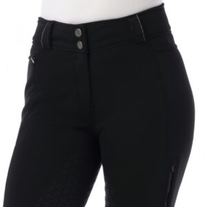 Equitheme - Pantalon d'hiver fond silicone Kitzbuhl - Noir