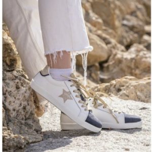 Pénélope - Sneakers Neptune - Blanc/marine
