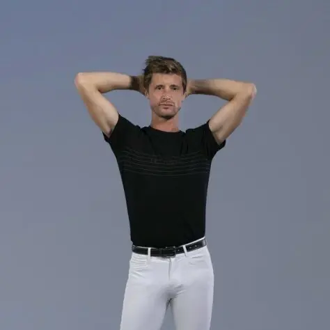 Equithème - t-shirt technique Aubin - Noir