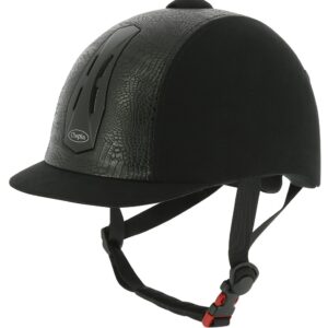 Choplin - Casque d'équitation Prémium réglable - Noir