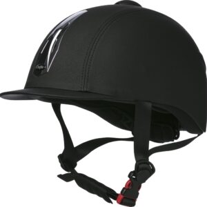 Choplin - Casque d'équitation Prémium grainé - Noir