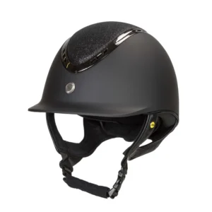 Back on Track - Casque EQ3 Pardus Smooth top Paillettes - Noir