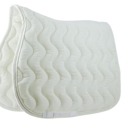 tapis de selle polyfun equitheme blanc