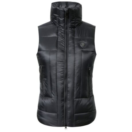 gilet surpiqué noir