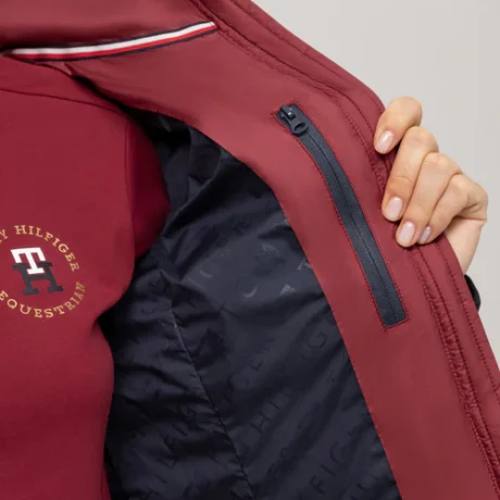 Tommy hilfiger Equestrian veste Alabama rouge interieur