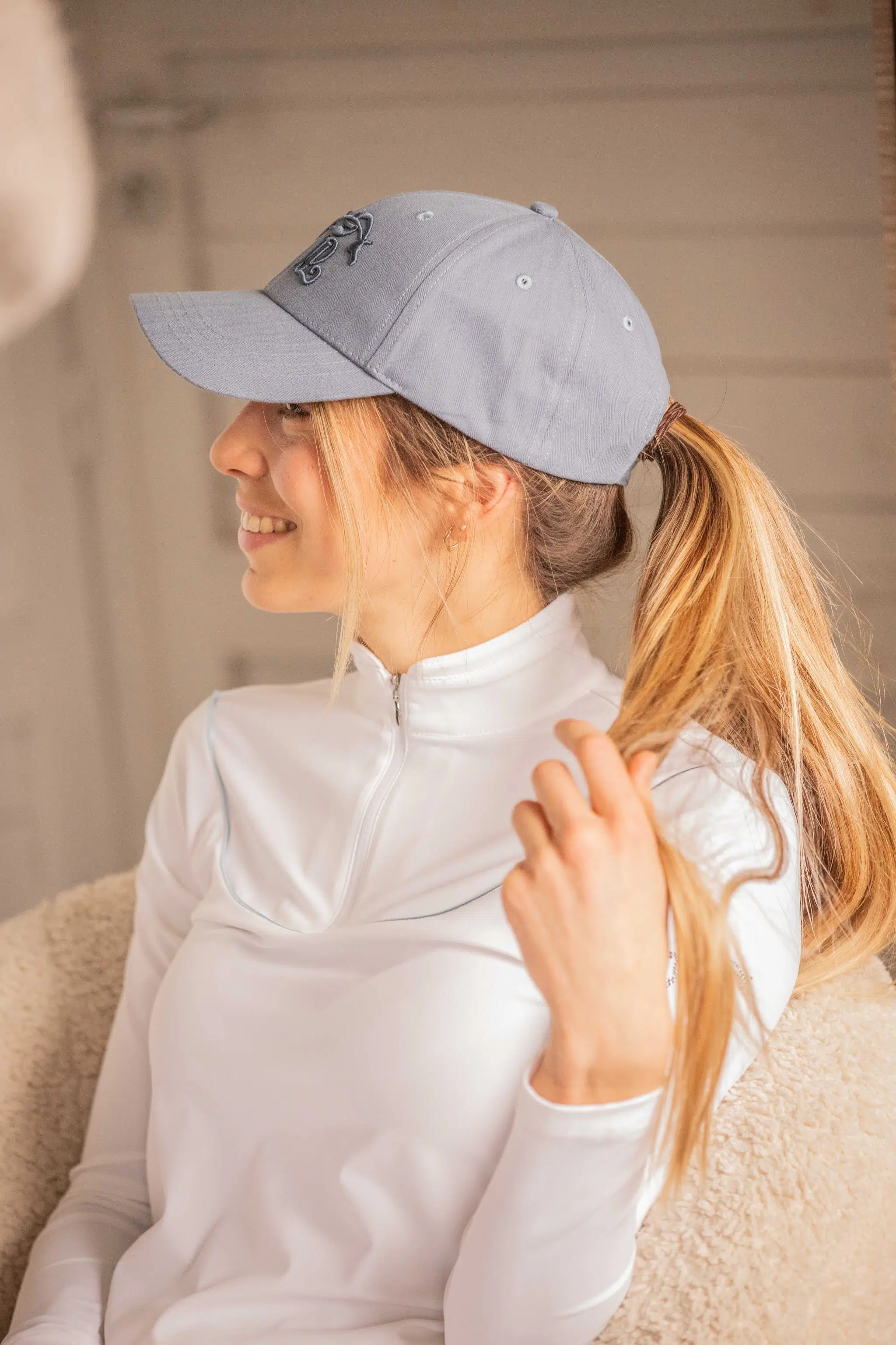 Eden by Pénélope - Casquette Naomi - Bleu/Rose – Image 3