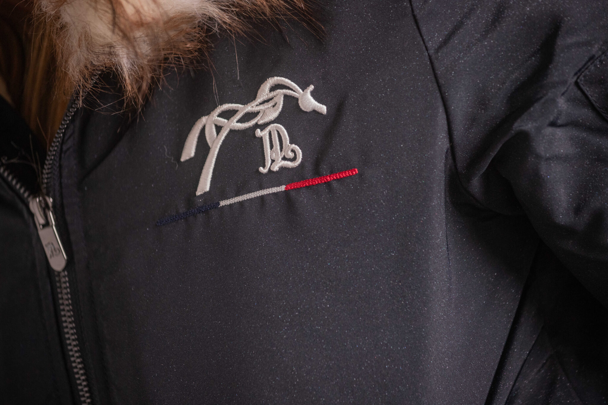 bombers lyon marine glitter