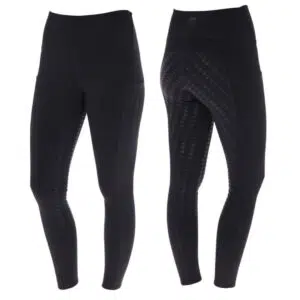 Covalliero - Legging d'équitation enfant hiver grip - Noir