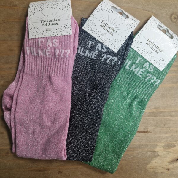 Collection Chaussettes à paillettes