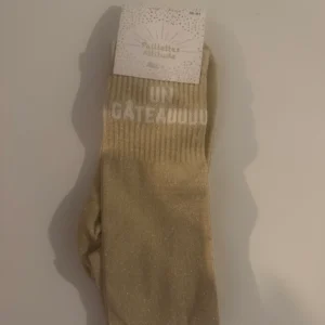 Paillettes Attitude - Chaussettes à paillettes "un gateauuuu"
