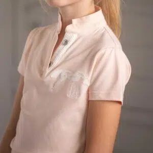 Eden - Polo d'équitation Victorine - Marine/Beige