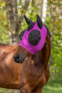 masque anti-mouche rose